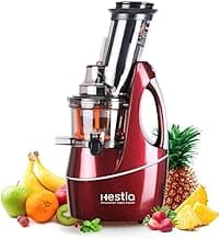 Hestia Nutri-Max Cold Press Juicer with 3 Strainers