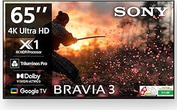Sony BRAVIA 65" 4K Ultra HD AI Smart Google TV