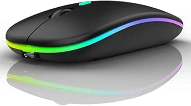 Wireless Gaming Mouse 2.4GHz Rechargeable with RGB Lights