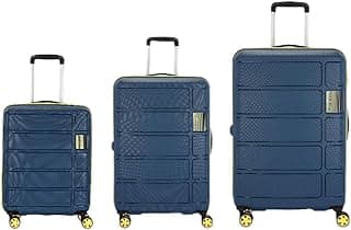 Kamiliant Harrier Zing Trolley Bag Set of 3 - Navy Blue