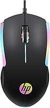 HP M160 Wired Gaming Optical Mouse with LED Backlight