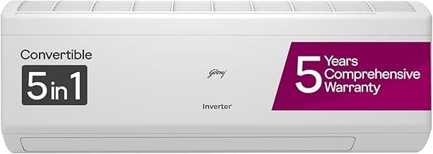 Godrej 1 Ton 5 Star Inverter Split AC with AI Cooling