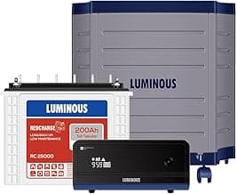 Luminous Zelio+ 1100 Inverter & RC25000 Battery Combo
