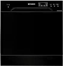 Faber 8 Place Dishwasher - 6 Wash Programs & Adjustable Rack