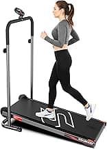 Sparnod Fitness STH-450 Manual Treadmill, Foldable & Adjustable