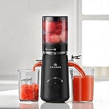 SOLARA Cold Press Juicer for Fruits & Vegetables, Black
