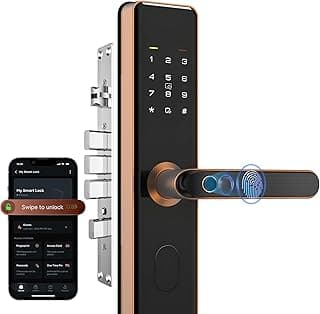QUBO Smart Door Lock - 7-Way Unlocking (Copper)