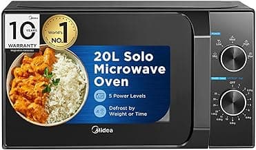 Midea 20L Solo Microwave Oven with 5 Power Levels