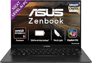 ASUS Zenbook 14, AMD Ryzen 5, 16GB RAM, 512GB SSD