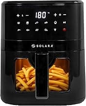 SOLARA 4.5L Air Fryer with Window and 10 Presets