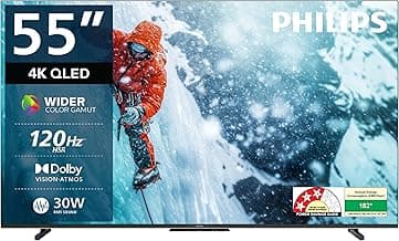 Philips 55" 8100 Series 4K QLED Smart Google TV